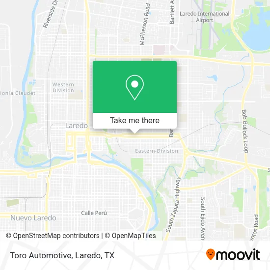 Toro Automotive map