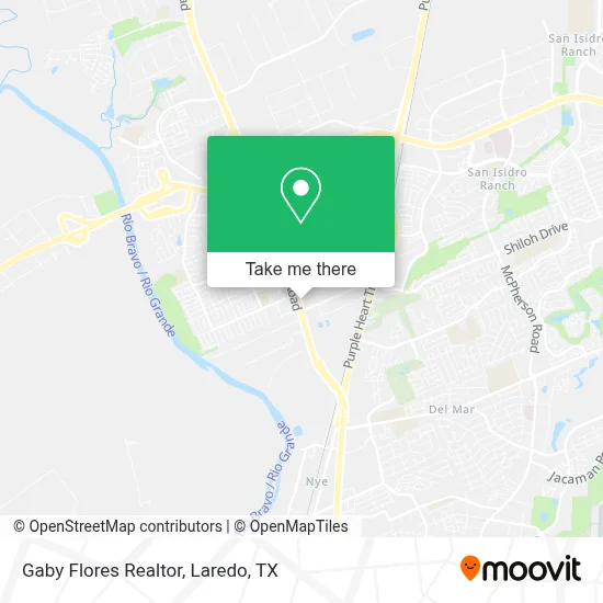 Gaby Flores Realtor map