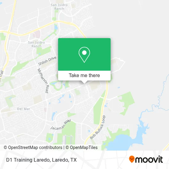 D1 Training Laredo map