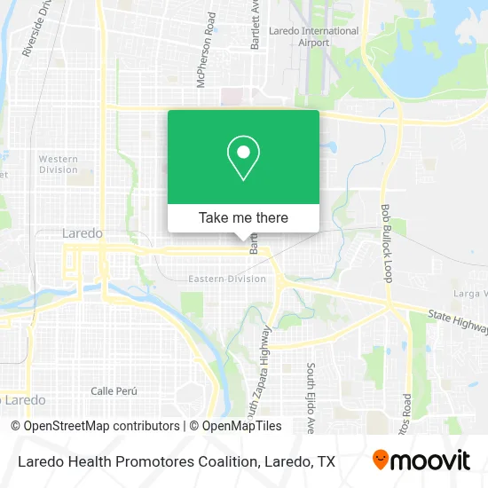 Laredo Health Promotores Coalition map