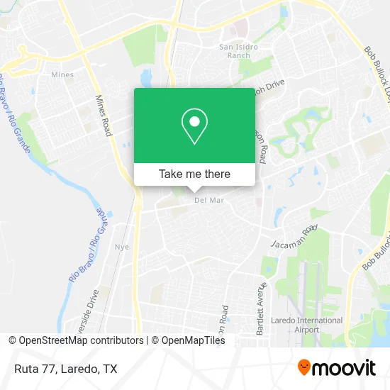 Ruta 77 map