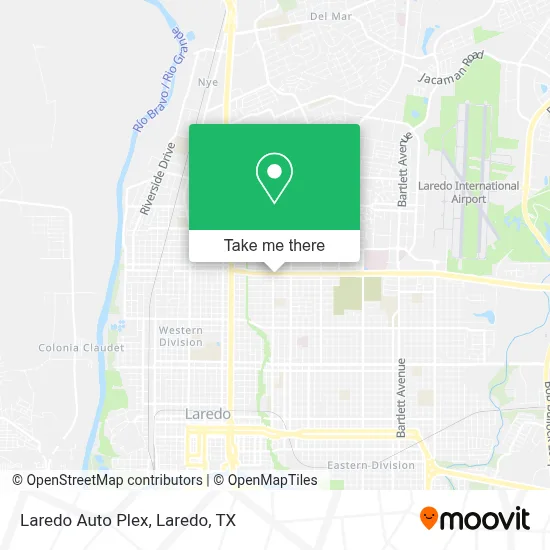 Laredo Auto Plex map