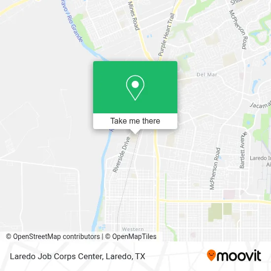 Laredo Job Corps Center map