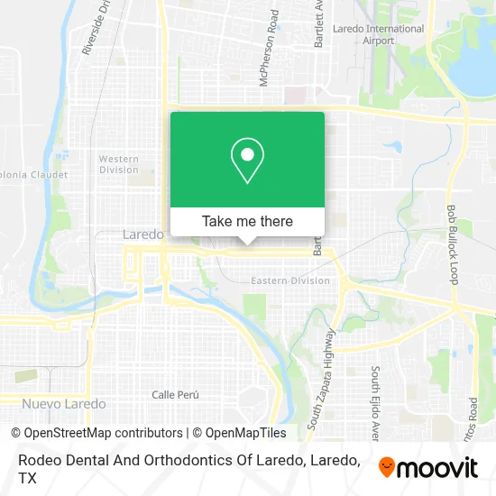 Rodeo Dental And Orthodontics Of Laredo map