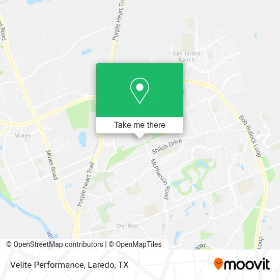 Velite Performance map