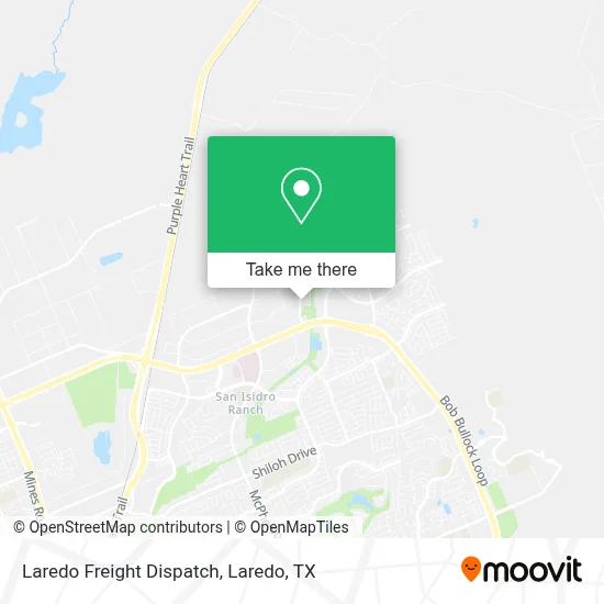 Laredo Freight Dispatch map
