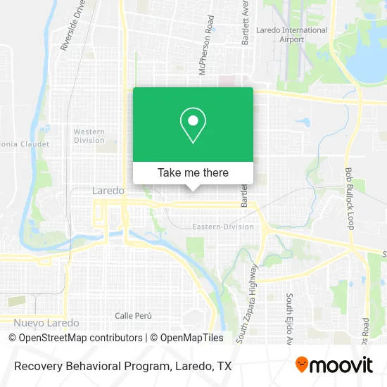 Recovery Behavioral Program map