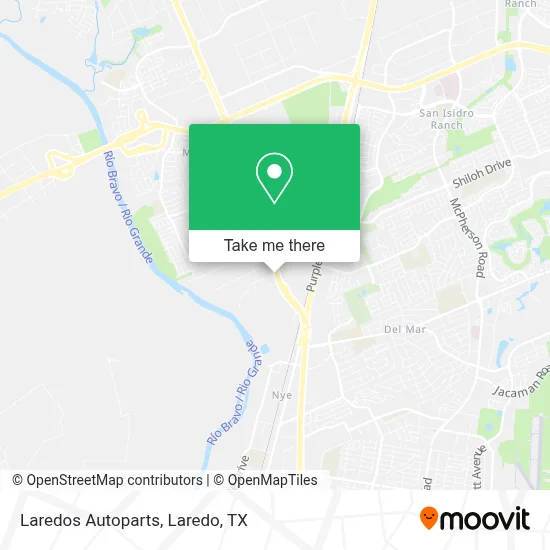 Laredos Autoparts map