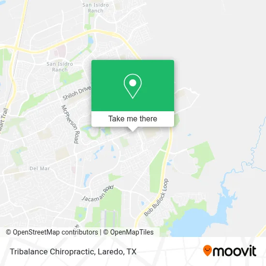 Tribalance Chiropractic map