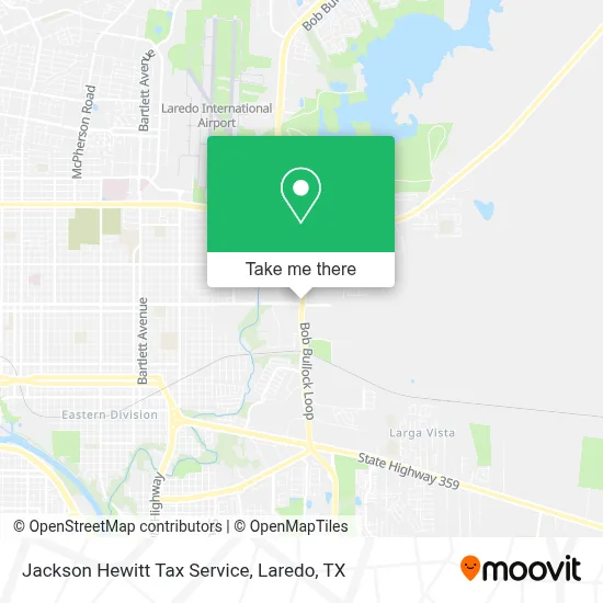 Jackson Hewitt Tax Service map