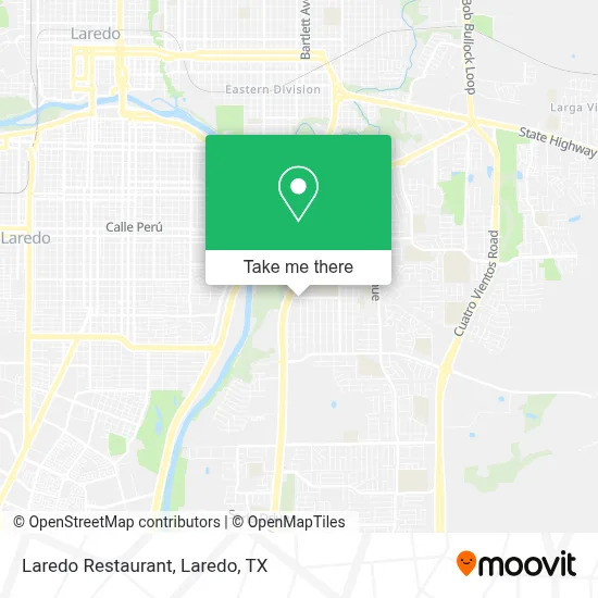 Laredo Restaurant map