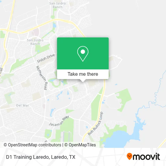 D1 Training Laredo map