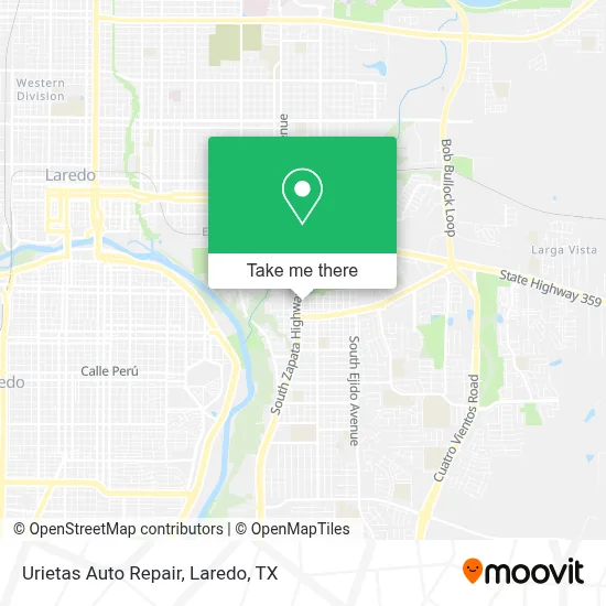 Urietas Auto Repair map