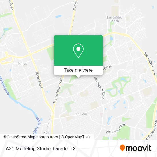 A21 Modeling Studio map