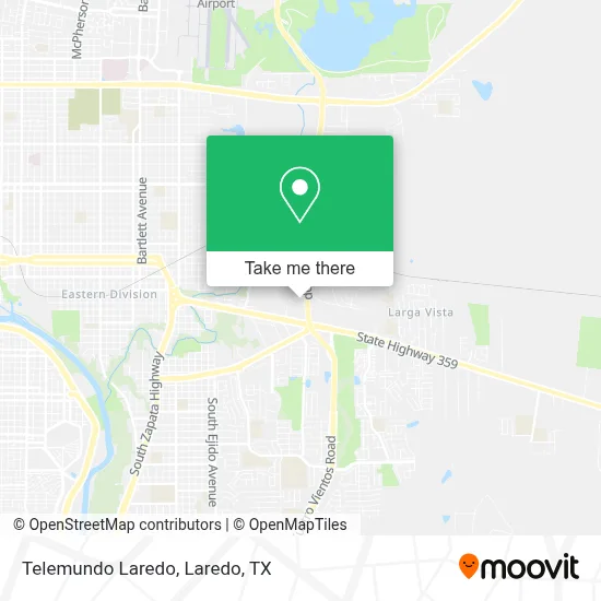 Telemundo Laredo map