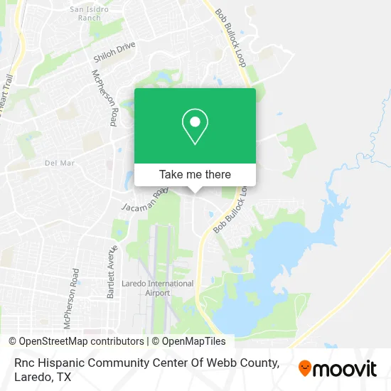 Rnc Hispanic Community Center Of Webb County map