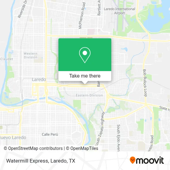 Watermill Express map