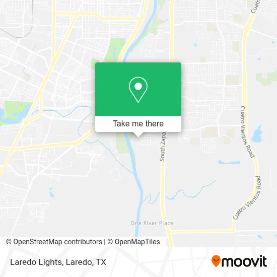 Laredo Lights map
