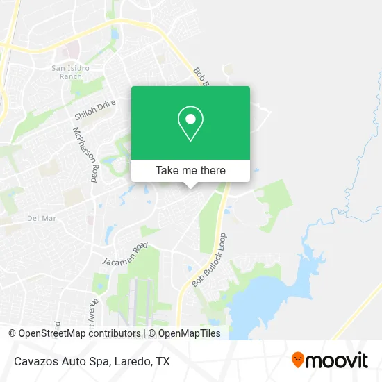 Cavazos Auto Spa map