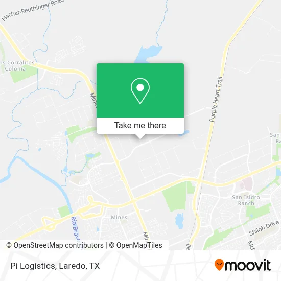 Pi Logistics map