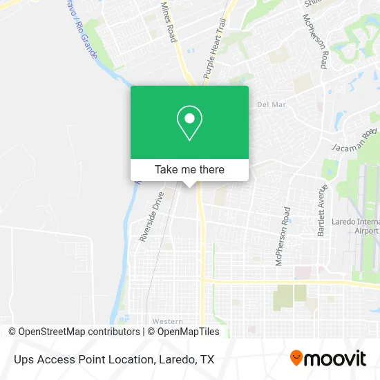 Ups Access Point Location map