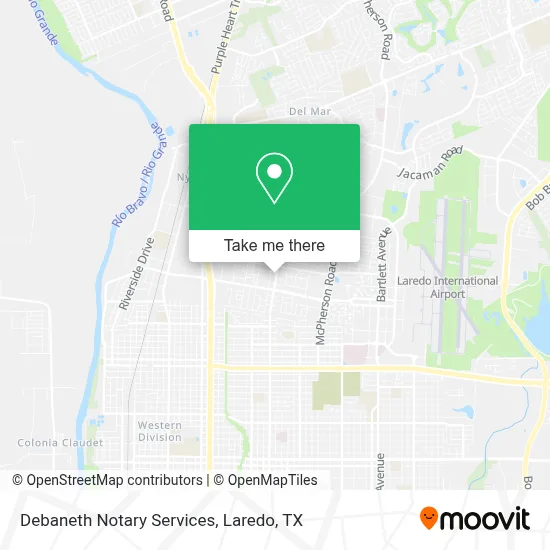 Debaneth Notary Services map