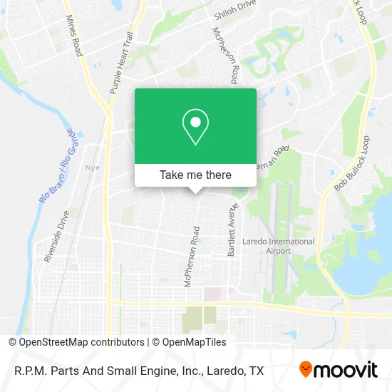 R.P.M. Parts And Small Engine, Inc. map