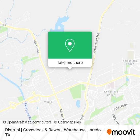 Distrubi | Crossdock & Rework Warehouse map