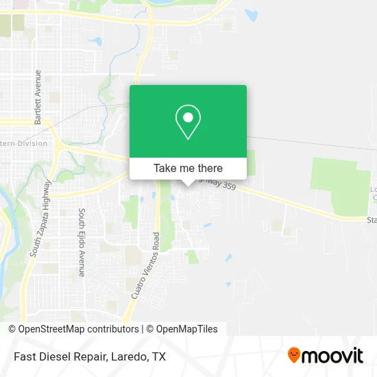 Fast Diesel Repair map