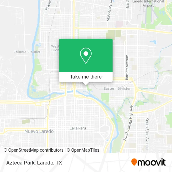 Azteca Park map