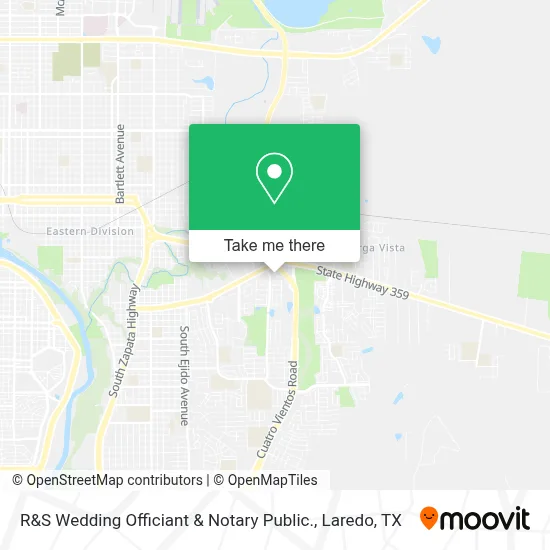 R&S Wedding Officiant & Notary Public. map
