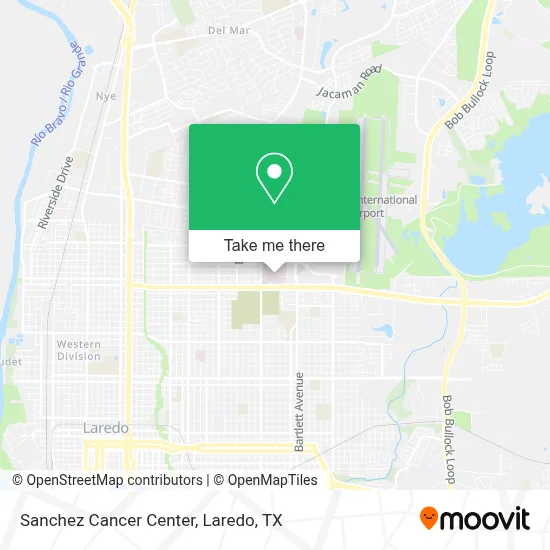 Sanchez Cancer Center map