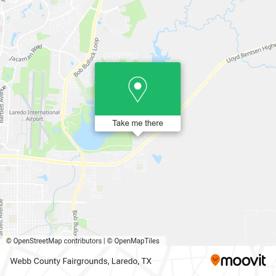 Webb County Fairgrounds map
