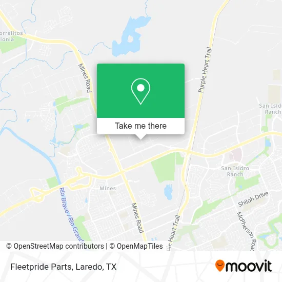 Fleetpride Parts map