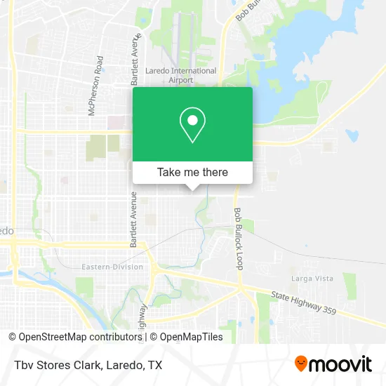 Tbv Stores Clark map