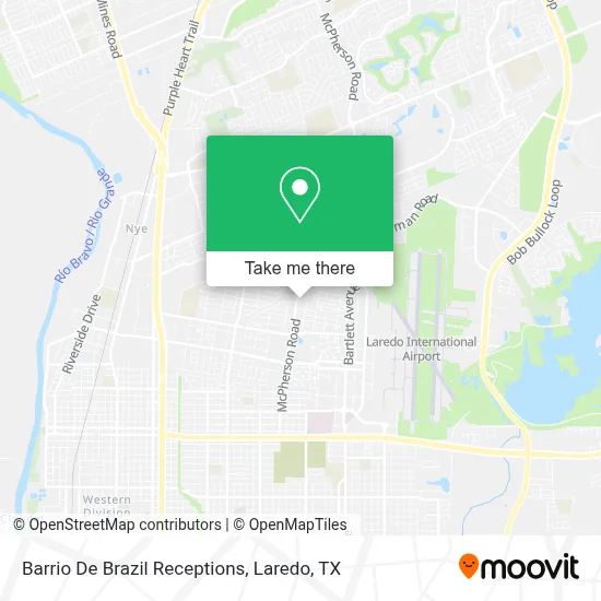 Barrio De Brazil Receptions map