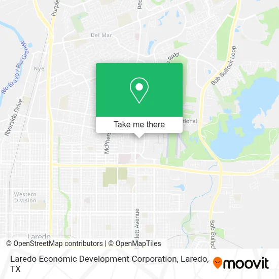 Laredo Economic Development Corporation map