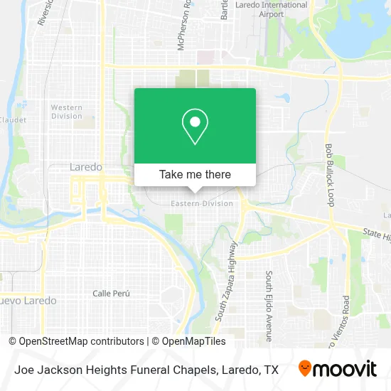 Joe Jackson Heights Funeral Chapels map