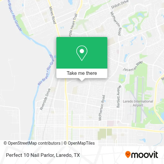 Perfect 10 Nail Parlor map