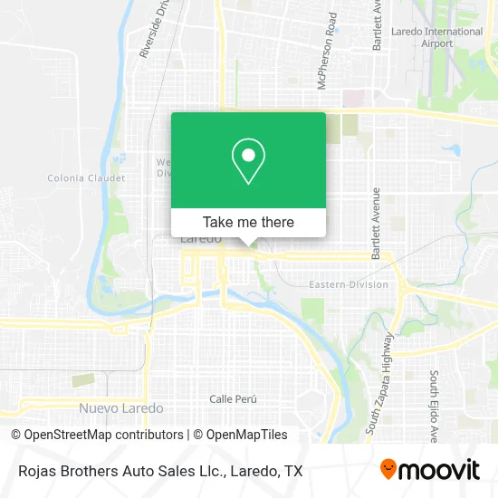 Rojas Brothers Auto Sales Llc. map