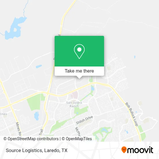 Source Logistics map