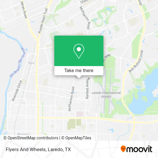 Flyers And Wheels map