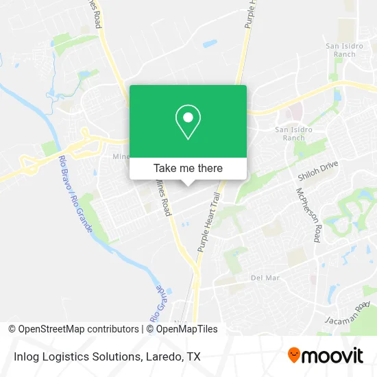 Inlog Logistics Solutions map