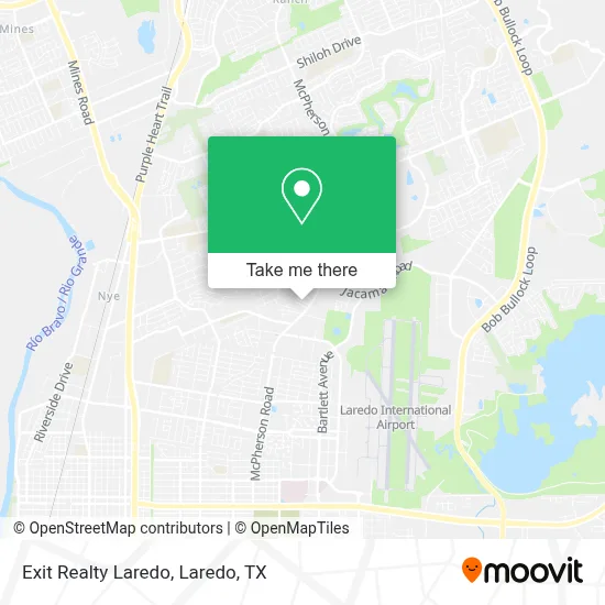 Exit Realty Laredo map