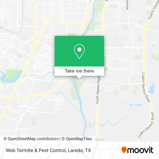 Web Termite & Pest Control map