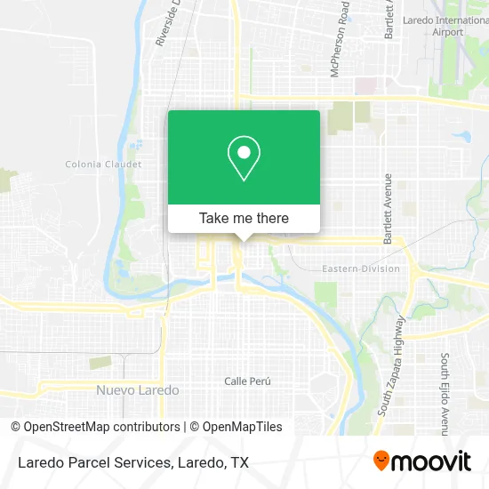 Laredo Parcel Services map