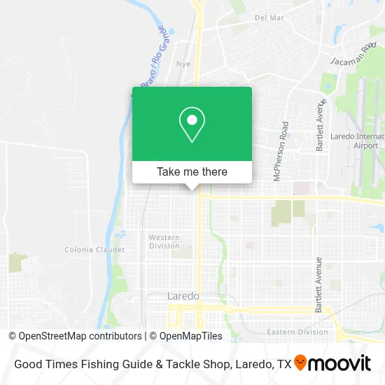 Good Times Fishing Guide & Tackle Shop map