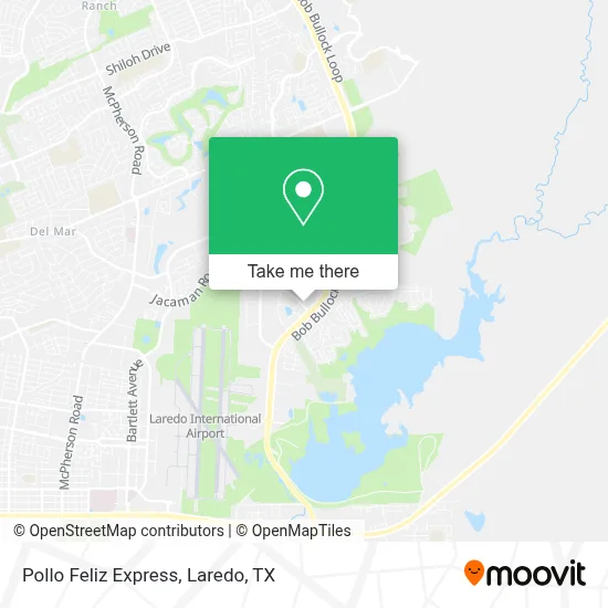 Pollo Feliz Express map