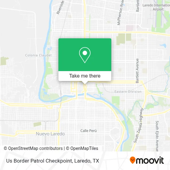 Us Border Patrol Checkpoint map