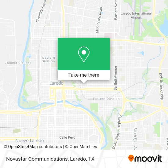 Novastar Communications map